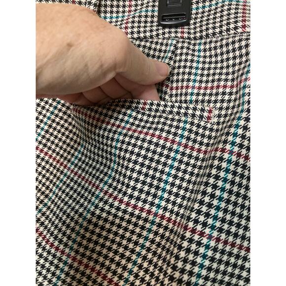 NWOT Talbots Hampshire Ankle Pants Houndstooth Size 14 - Picture 9 of 10